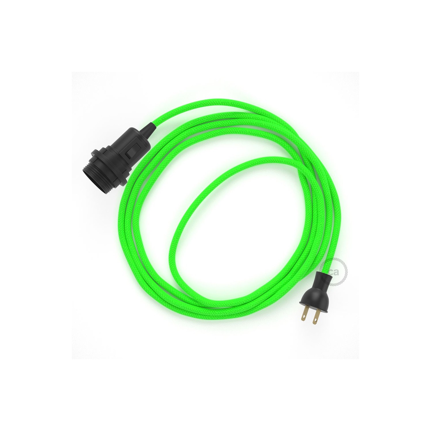 Crea tu Snake para pantalla con cable Brillante Verde RL06, socket y enchufe,  y trae la